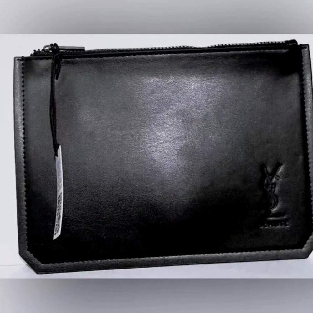 Brand new Yves Saint Laurent Novelty Flat Pouch YSL BEAUTY Member Exclusive 9"x7